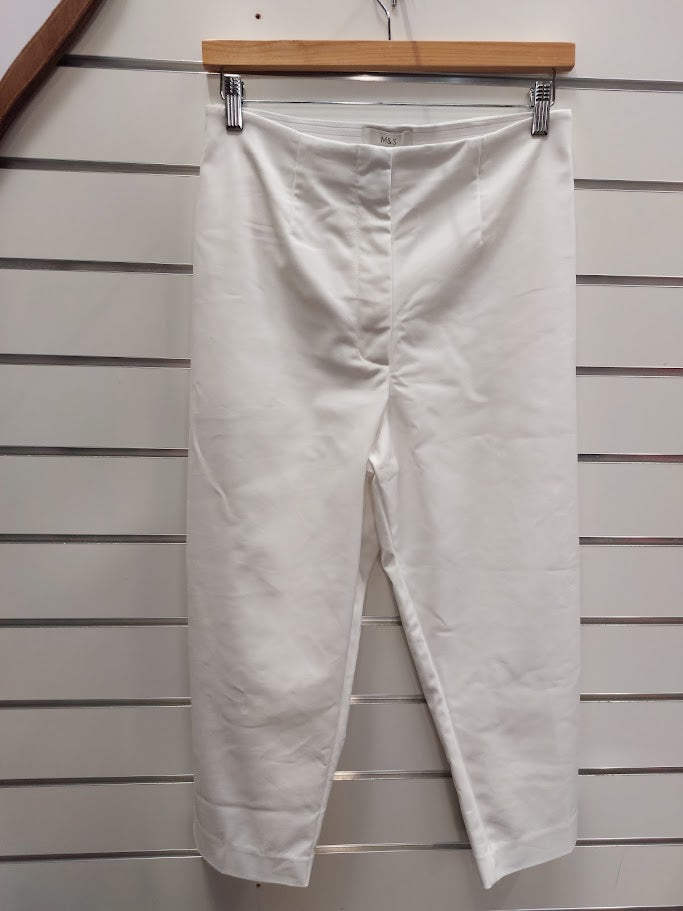 White M&S Dress Pants - 18