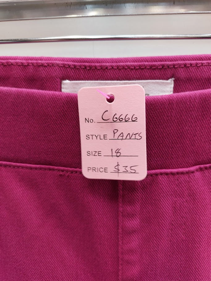 Virtuelle 3/4 Stretch Denim Pants - 18