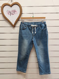 Mid Wash 3/4 Jeans - XL
