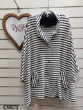 Virtuelle Jacket Navy & White - M