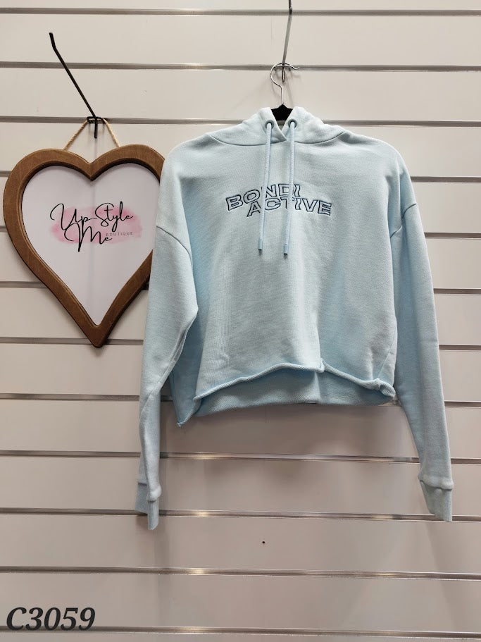 Light blue hoodie