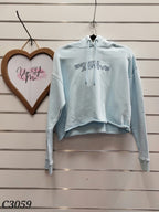 Light blue hoodie