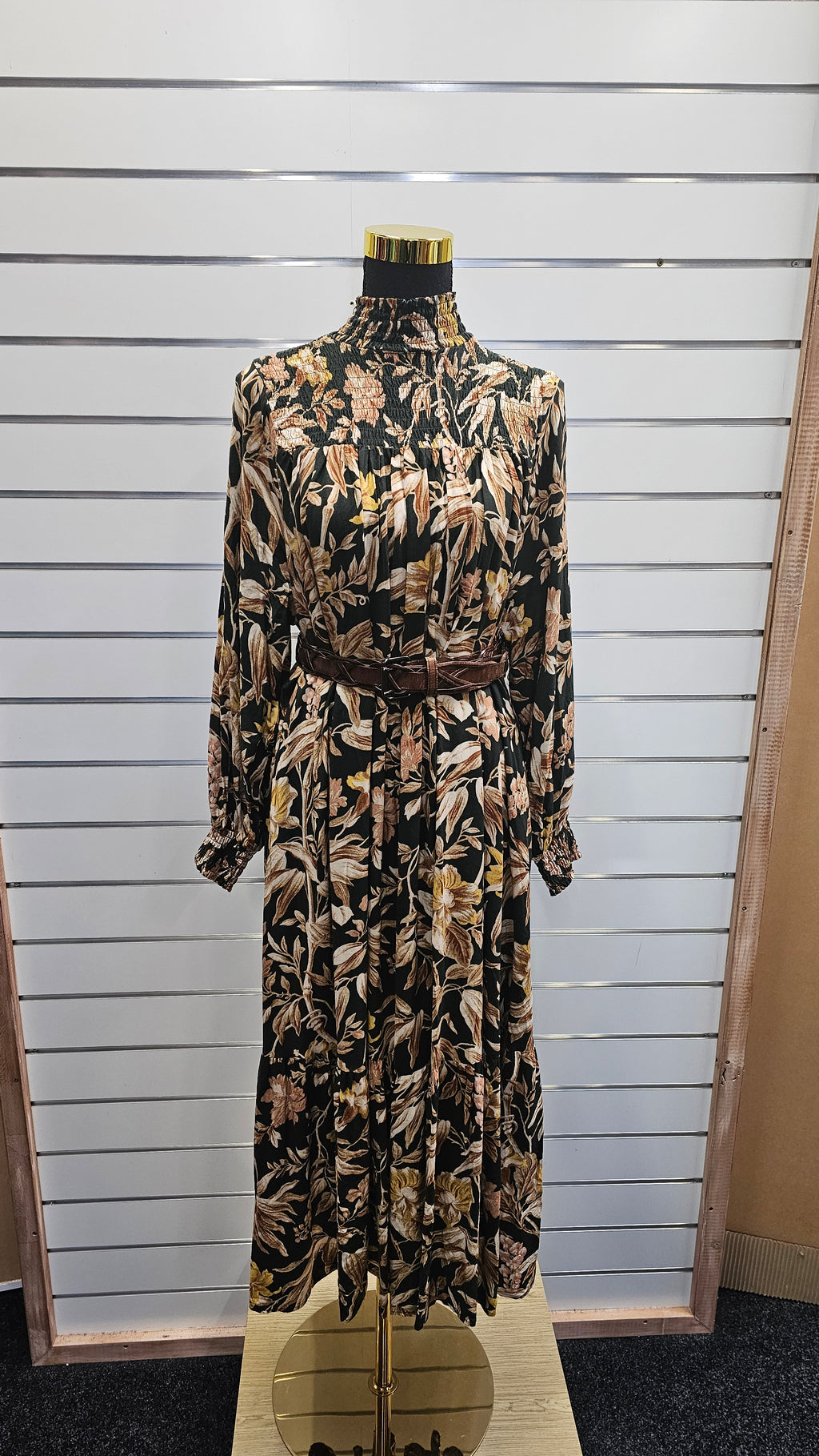 H&M Green Floral Dress - 10