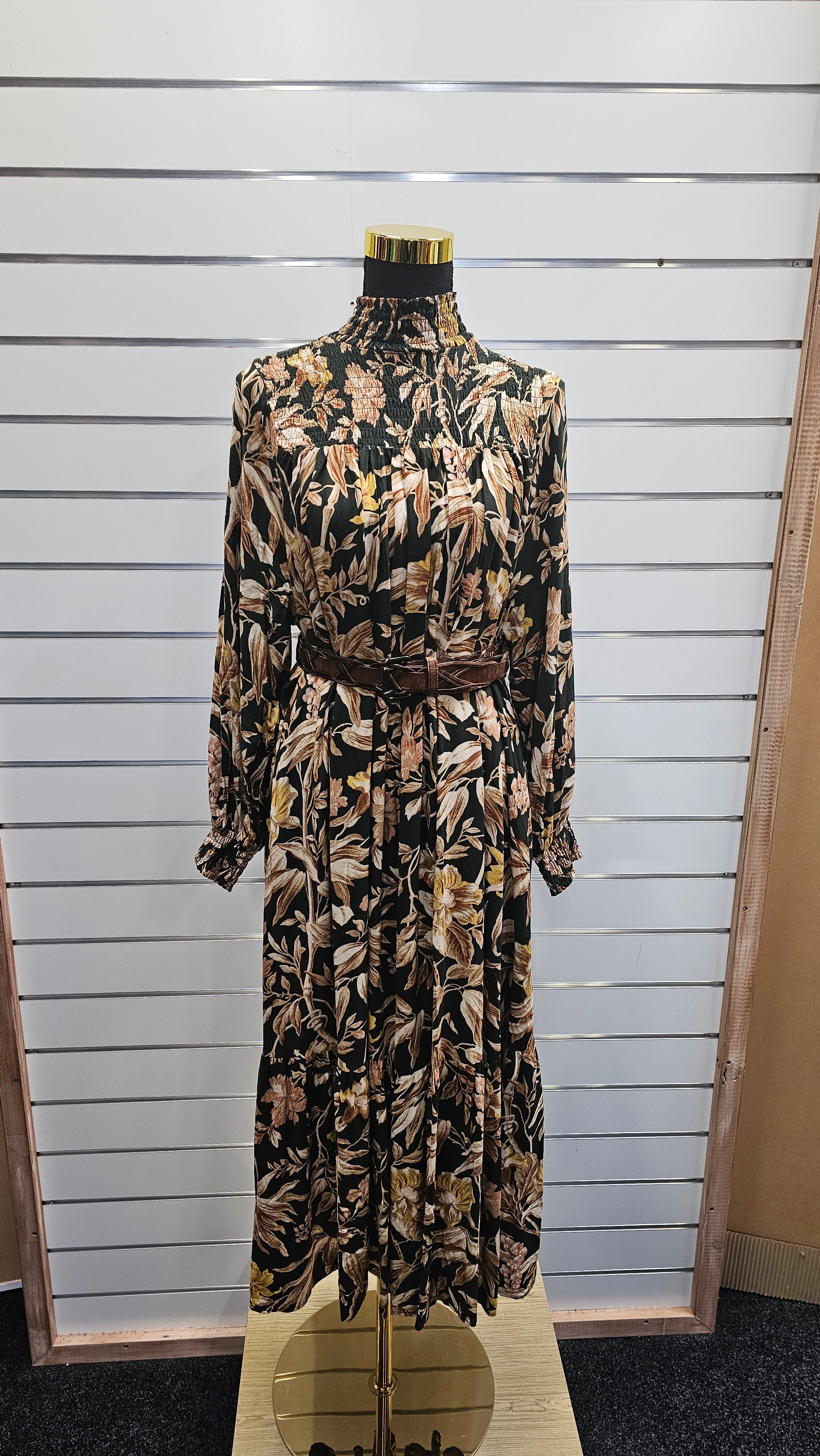H&M Green Floral Dress - 10