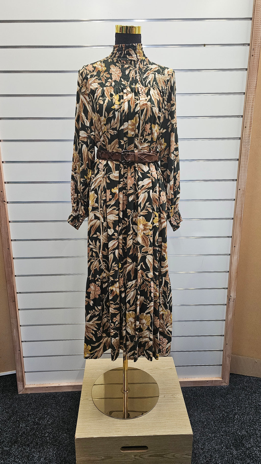 H&M Green Floral Dress - 10