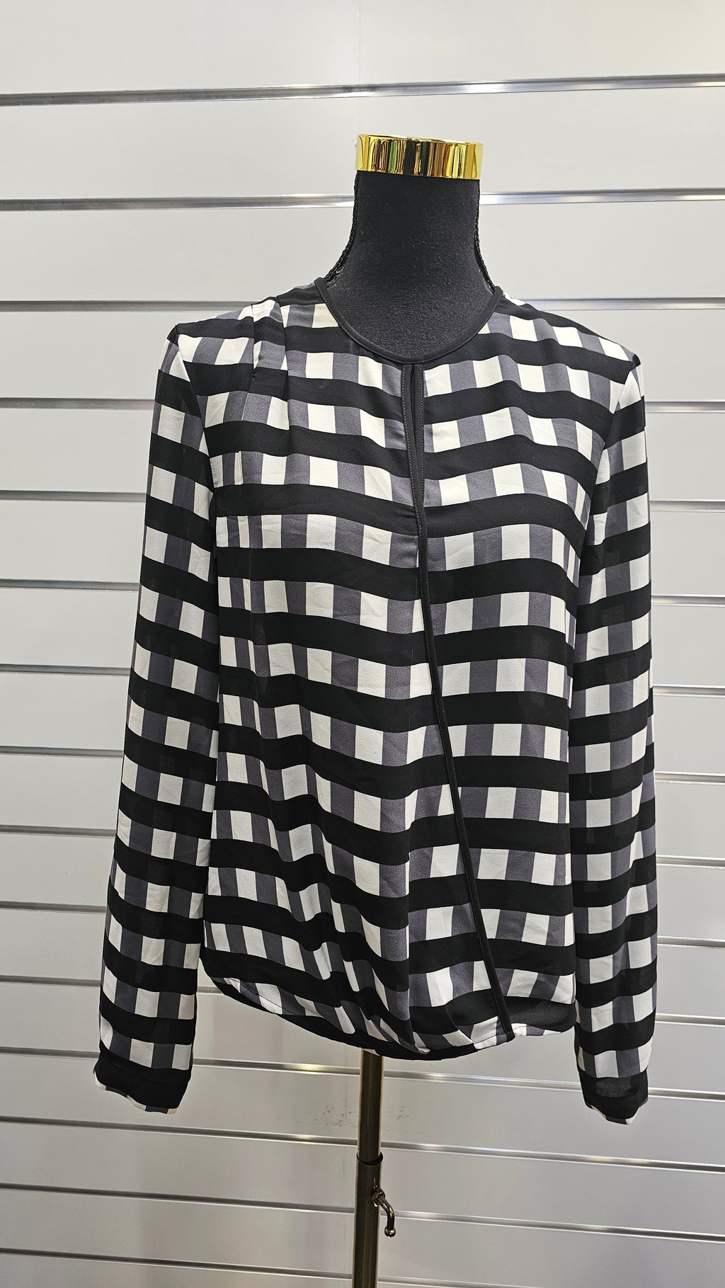 Cue Black & White Blouse - 10