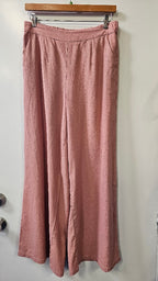 H&H dusky pink linen blend pants