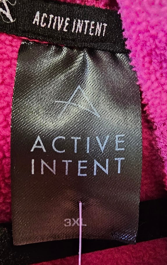 Active Intent Cherise pink hoodie- size 3XL
