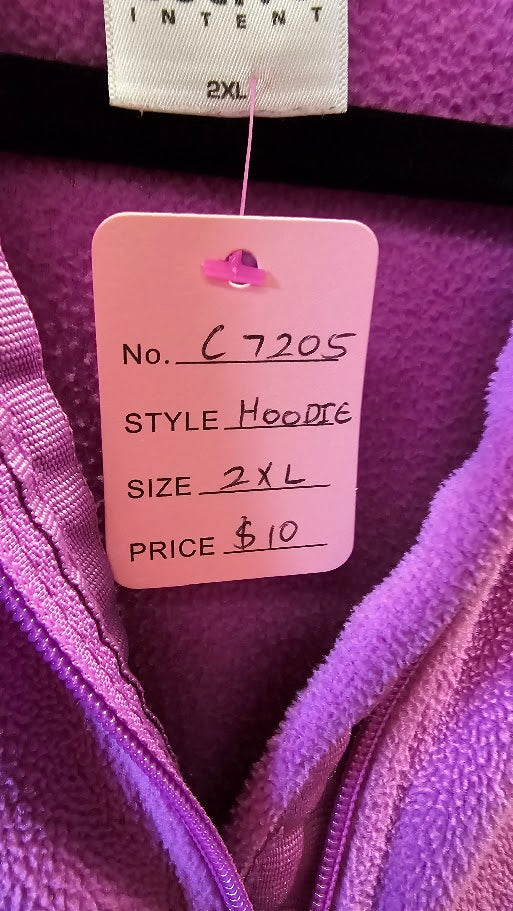 Active Intent purple hoodie- size 2XL