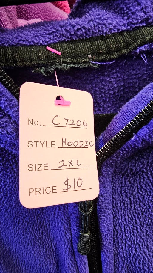 Active Intent dark purple hoodie- size 2XL