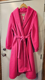 Trelise Cooper hot pink coat with a belt - size L
