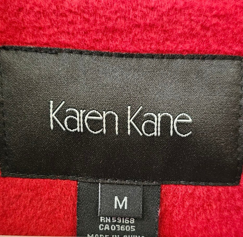 Karen Kane red wool blend jacket - size M