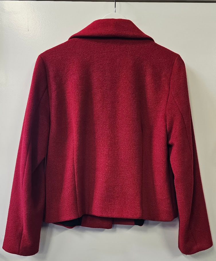 Karen Kane red wool blend jacket - size M