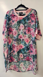 Jellicoe pink floral blouse - size S