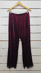 Bazzlozz Maroon Velvet Set - XL