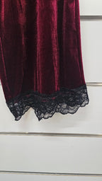 Bazzlozz Maroon Velvet Set - XL