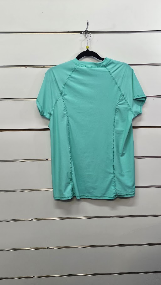 Beach World Turquoise Rash Top - 16
