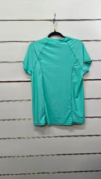 Beach World Turquoise Rash Top - 16
