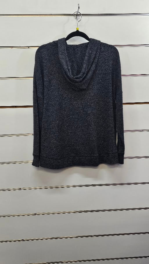 Anthem Dark Grey Hooded Jumper with Triangle Decal - MED