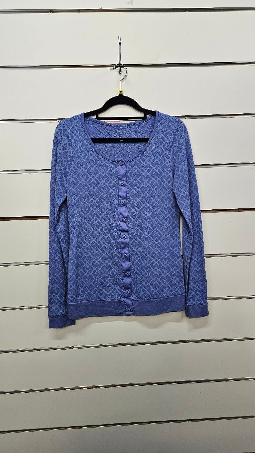 Metalicus Blue L/S T-Shirt with Buttons on Front - M