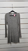 Akaloa Bay Cream L/S Top/Long Dress - 12