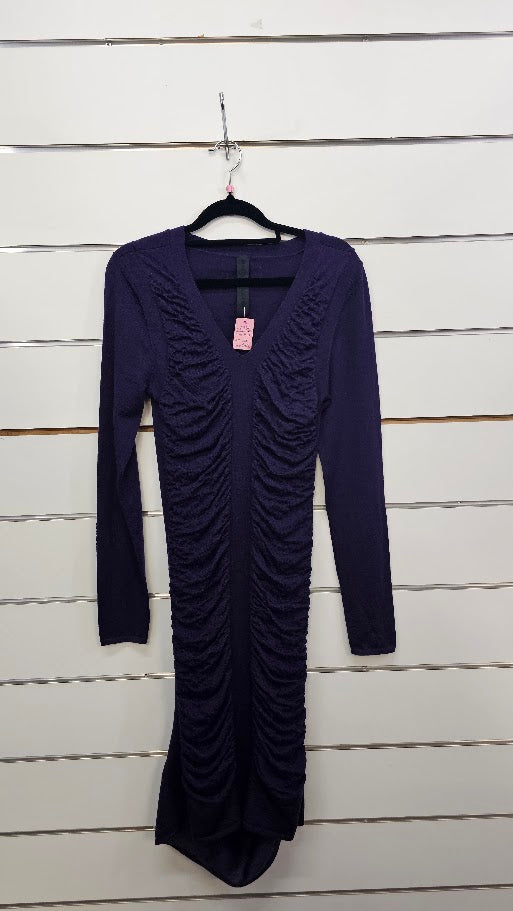 Marilyn Seyb Purple L/S Dress - 10