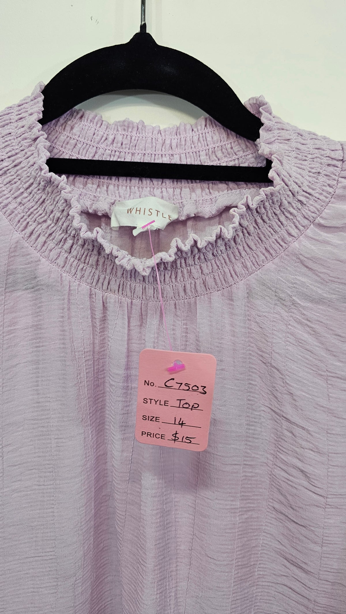 Whistle Lavender Blouse - 14