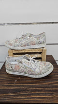 Cabello Comfort Cream/Floral Sneaker - 39