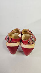 Merrell Red/Gold Wedge Heel - 7.5