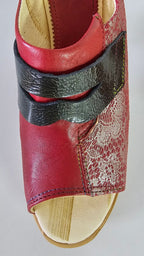 Merrell Red/Gold Wedge Heel - 7.5