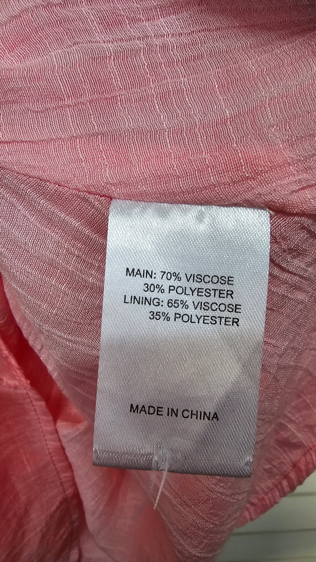 Pink V-Neck Tunic Top - 18