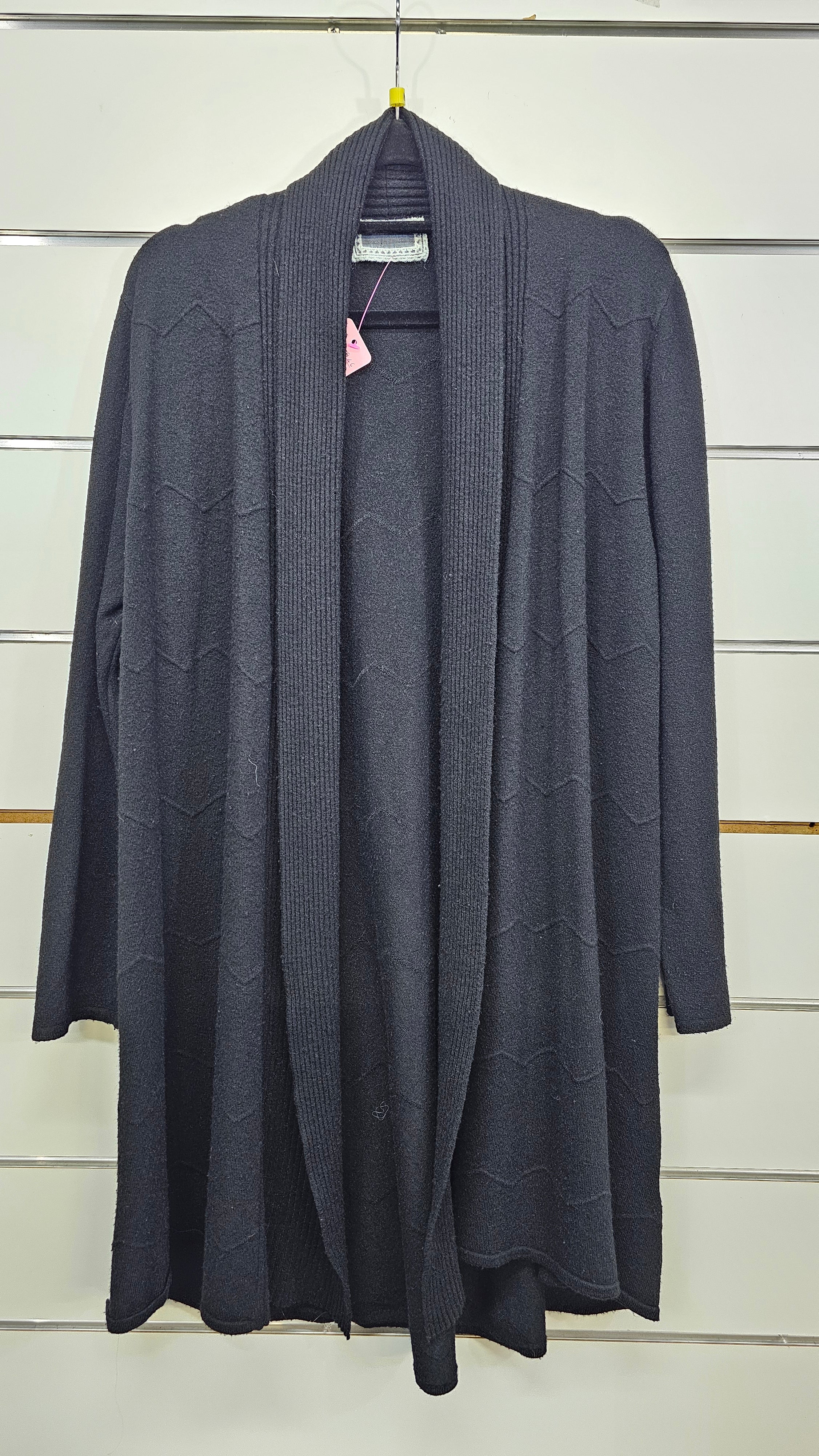 Black, Knit Cardigan – M