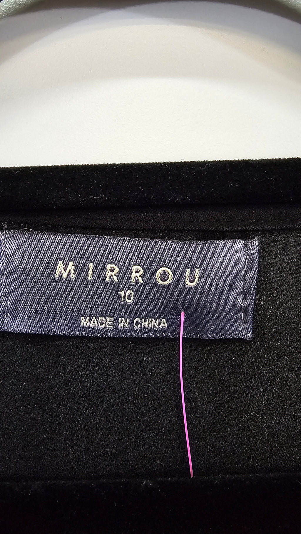 Mirrou, Black, Chiffon V-Neck Layer Front Top – 10