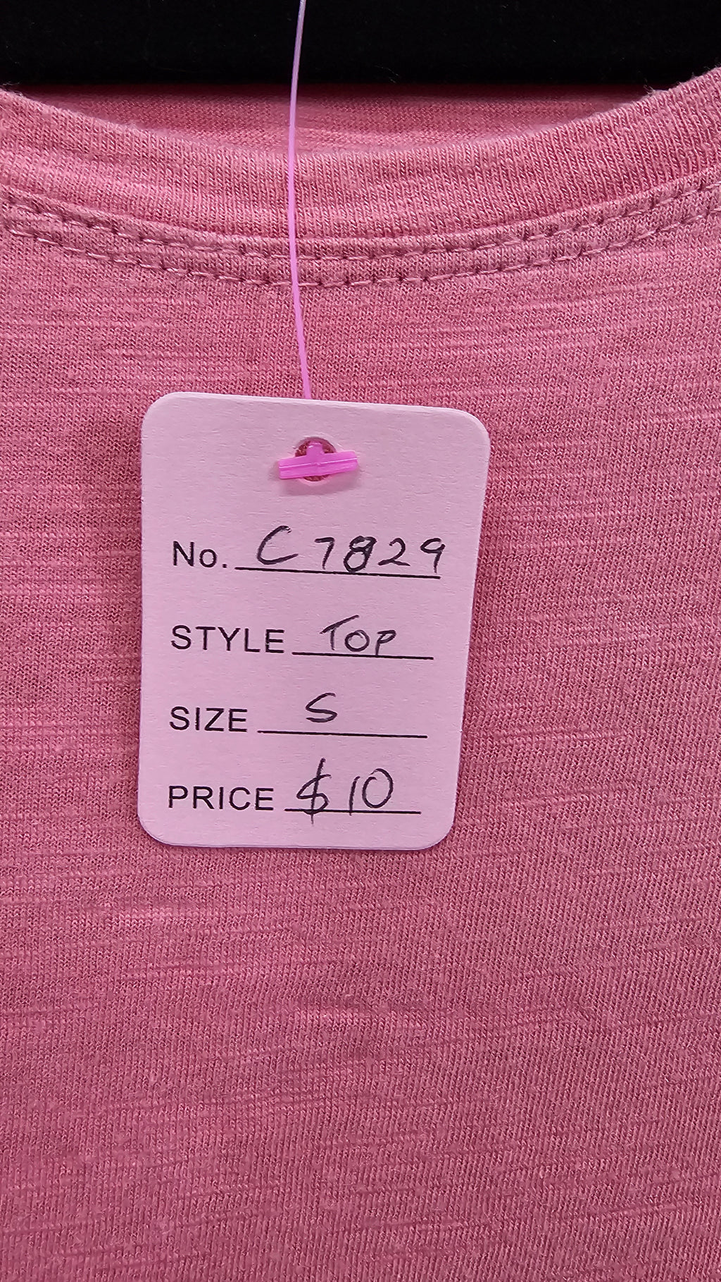 Jump, Raspberry, Long Sleeve Cotton Top with Frill Bottom – S-M
