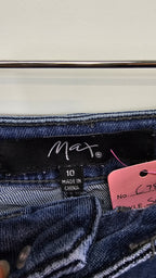 Max, Denim, Mini Denim Skirt – 10