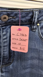 Max, Denim, Mini Denim Skirt – 10