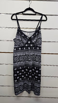 H&H Black Nightie With Elephants -2XL