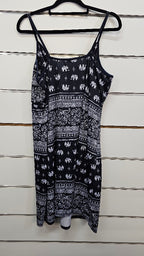 H&H Black Strap Nightie -XL