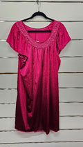 Hot Pink Satin Nightie