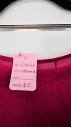 Hot Pink Satin Nightie