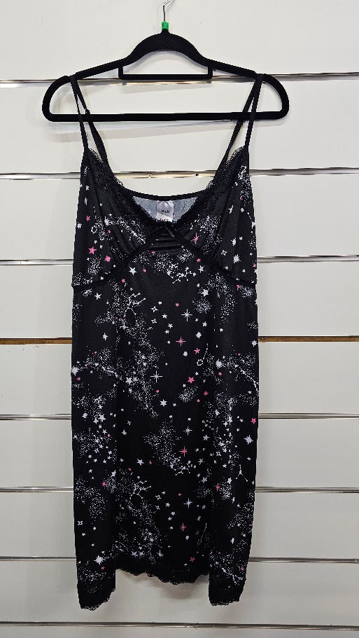 H&H Black Strap Nightie -XL