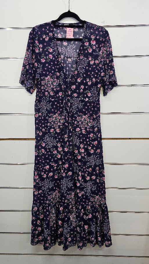 Gloss By Shine On Navy Floral Dress - 10