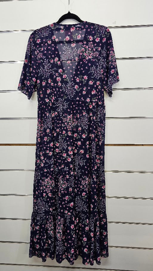Gloss By Shine On Navy Floral Dress - 10