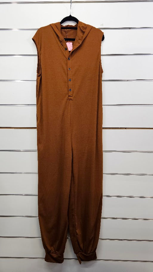 Hooded Jumpsuit - M