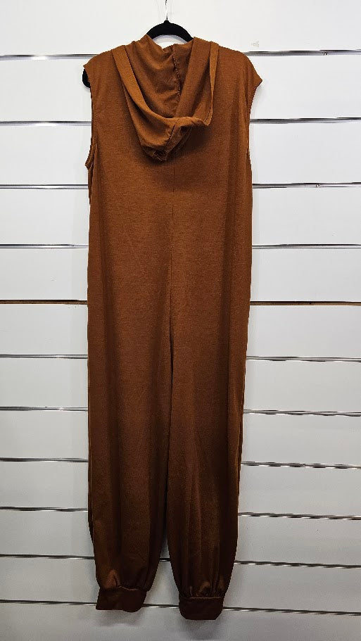 Hooded Jumpsuit - M
