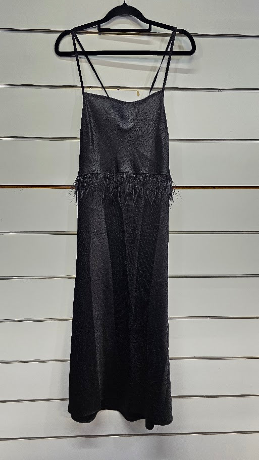 Otto Made Black Dress Thin Straps -12