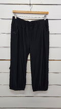 Merric Black 3/4 Leggings - 16