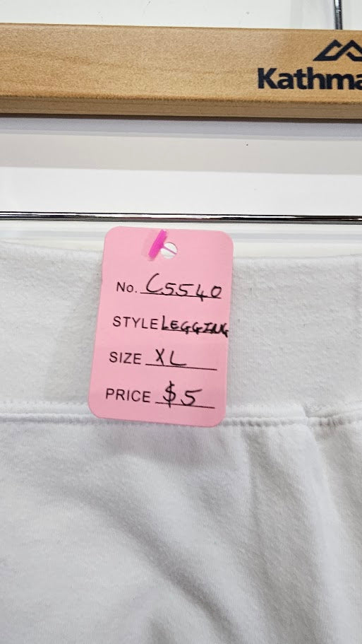Esplanade White Leggings - XL