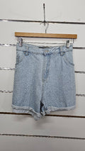 Denim High Rise Shorts - 18