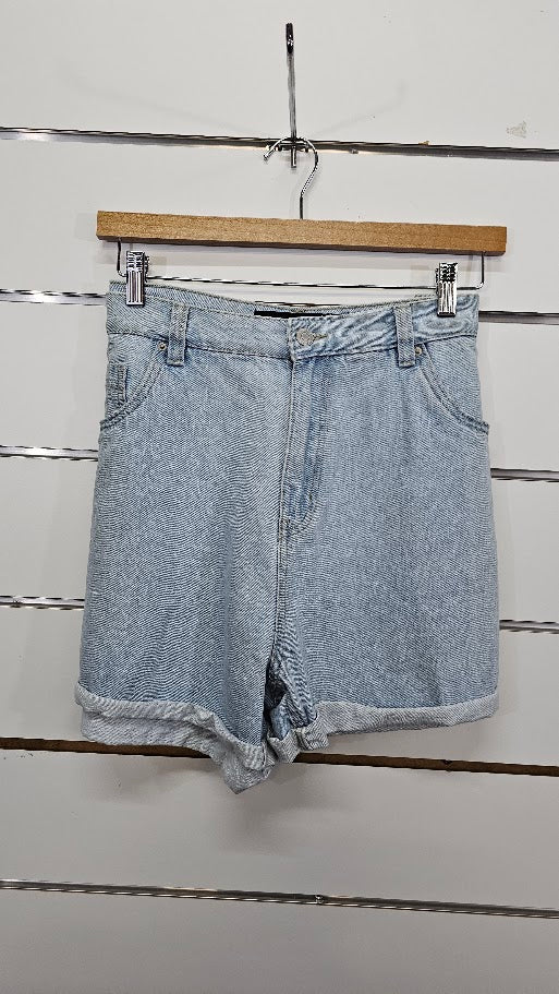Denim High Rise Shorts - 18